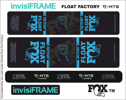 Fox Float Factory E MTB TUNED 2024 Decals