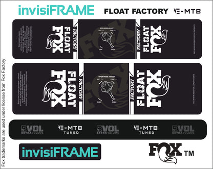 Fox Float Factory E MTB TUNED 2024 Decals
