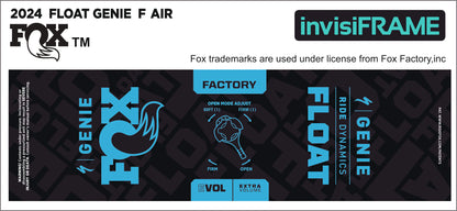 Fox Float Genie Factory 2024 Decals