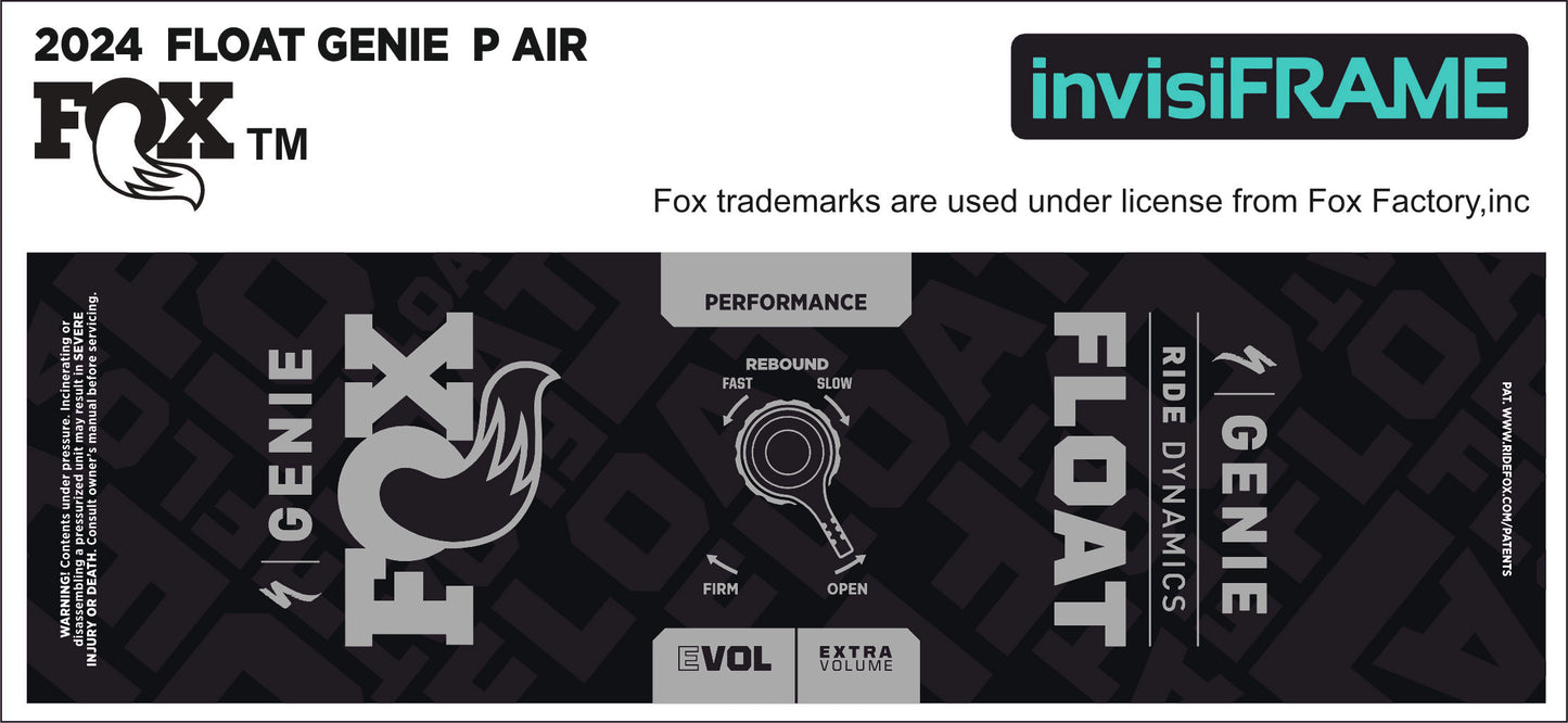 Fox Float Genie Performance 2024 Decals