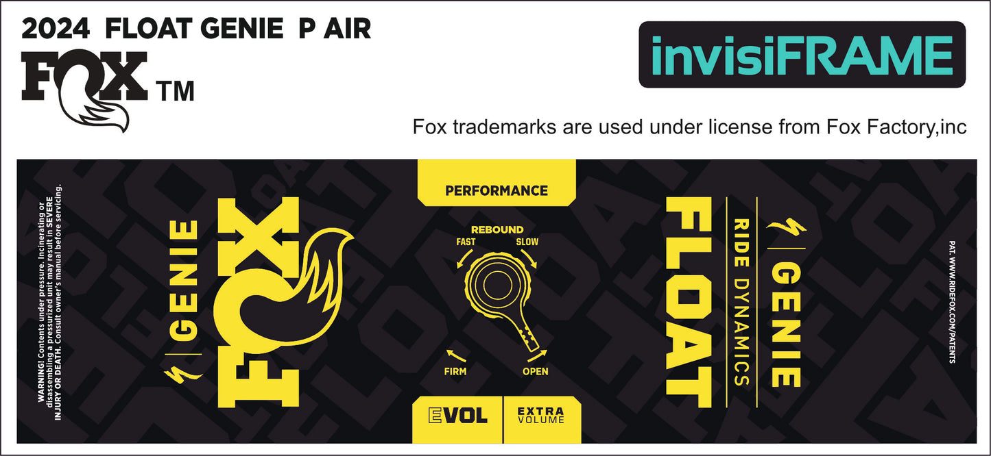Fox Float Genie Performance 2024 Decals