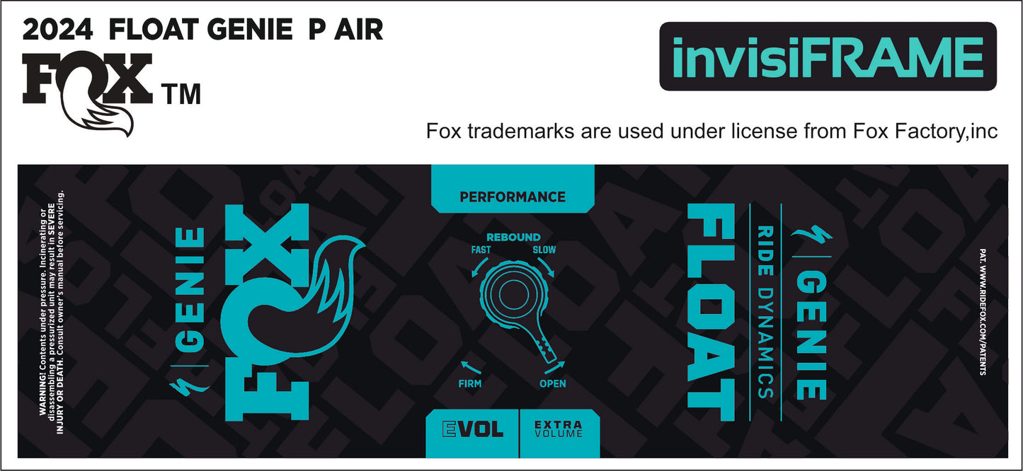 Fox Float Genie Performance 2024 Decals