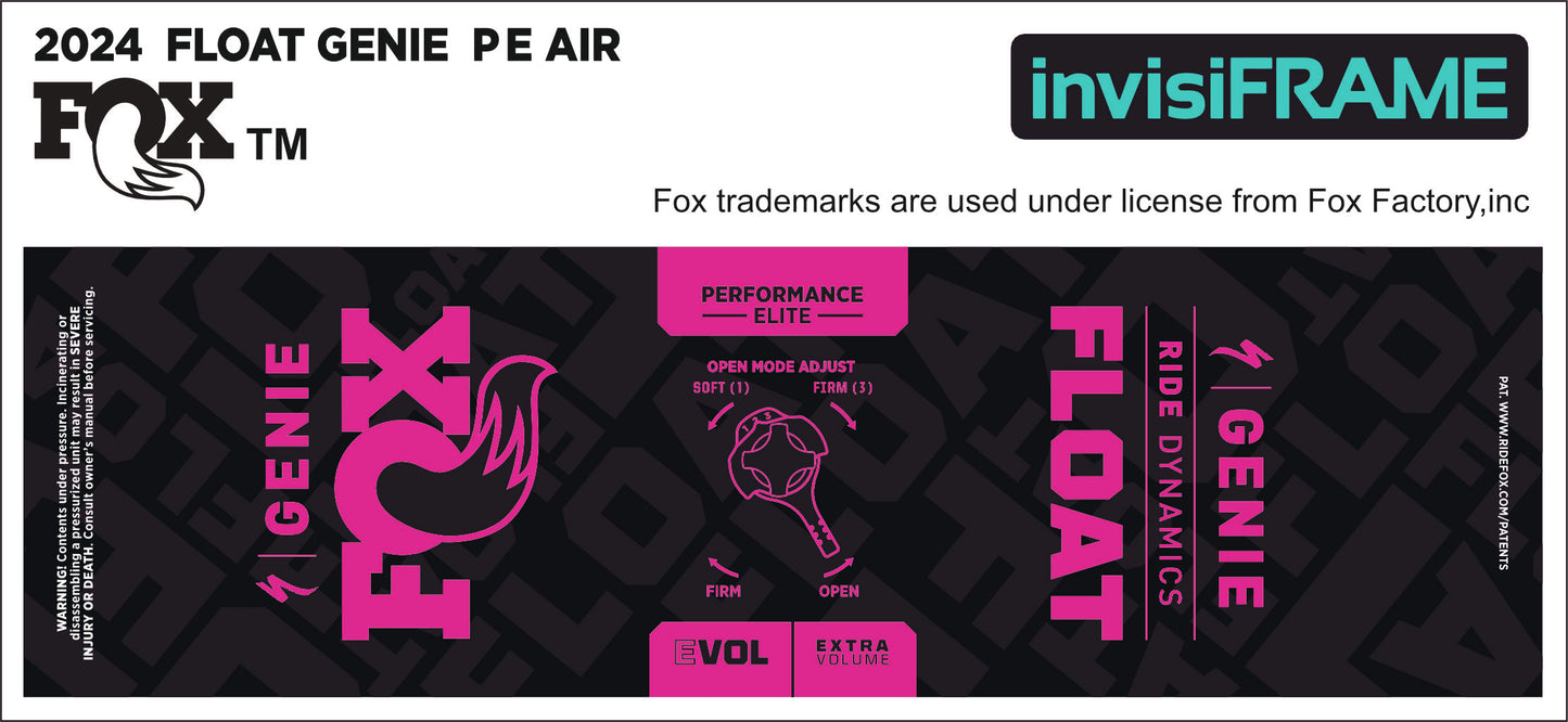 Fox Float Genie Performance Elite 2024 Decals