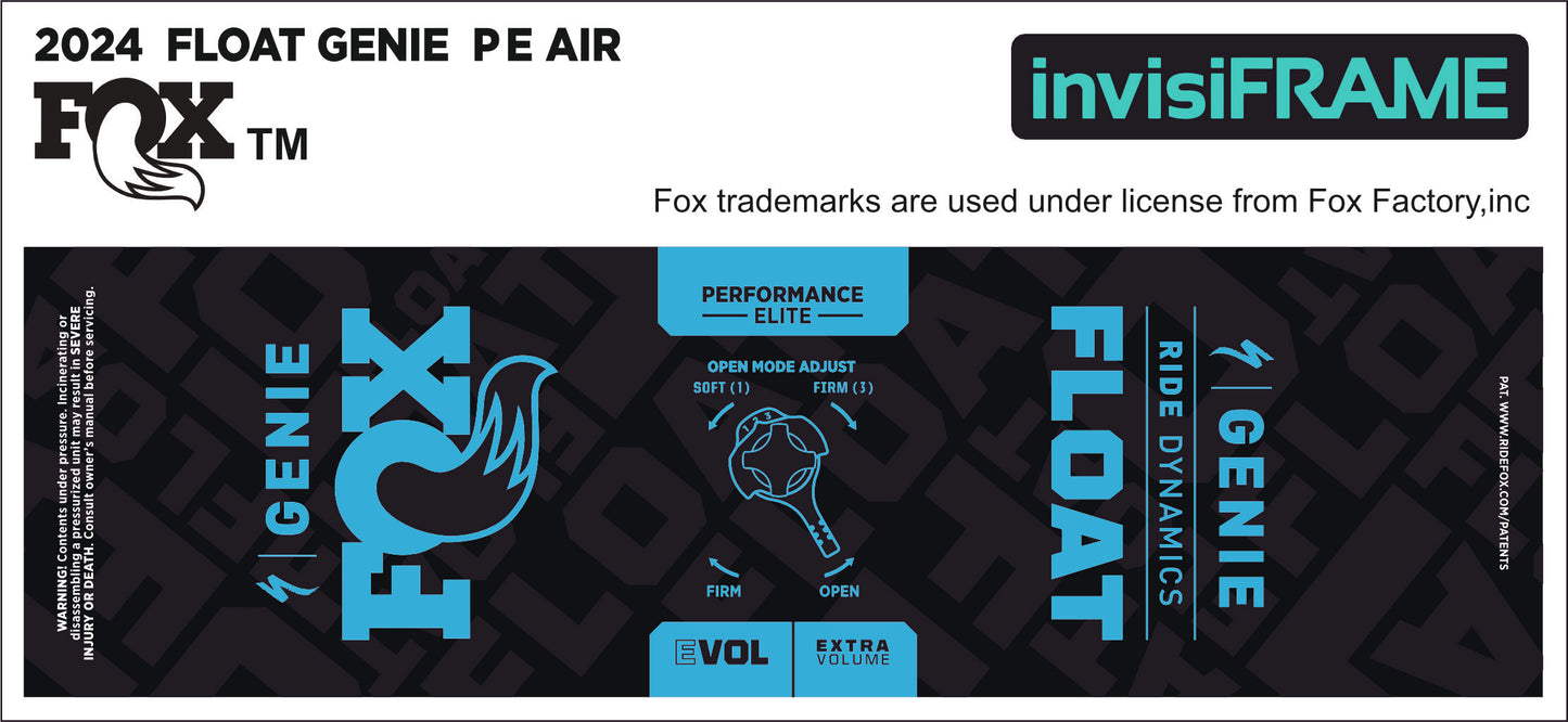 Fox Float Genie Performance Elite 2024 Decals