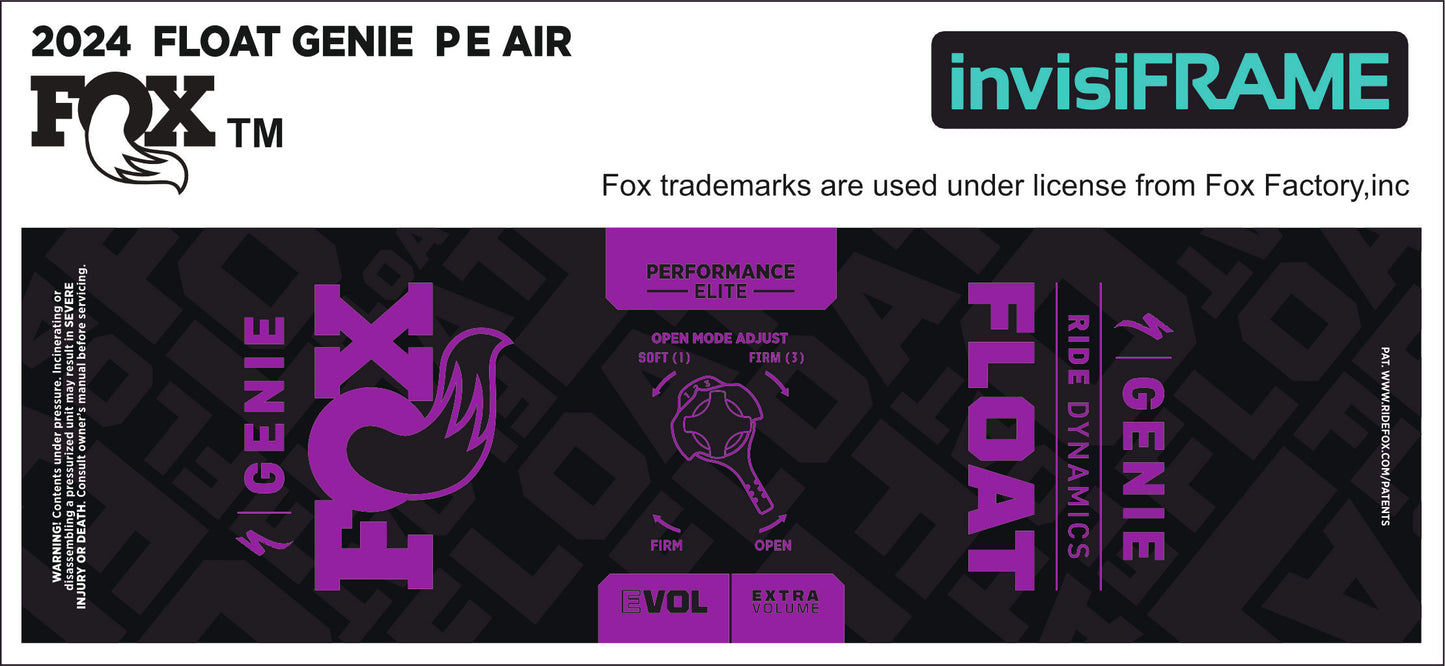 Fox Float Genie Performance Elite 2024 Decals