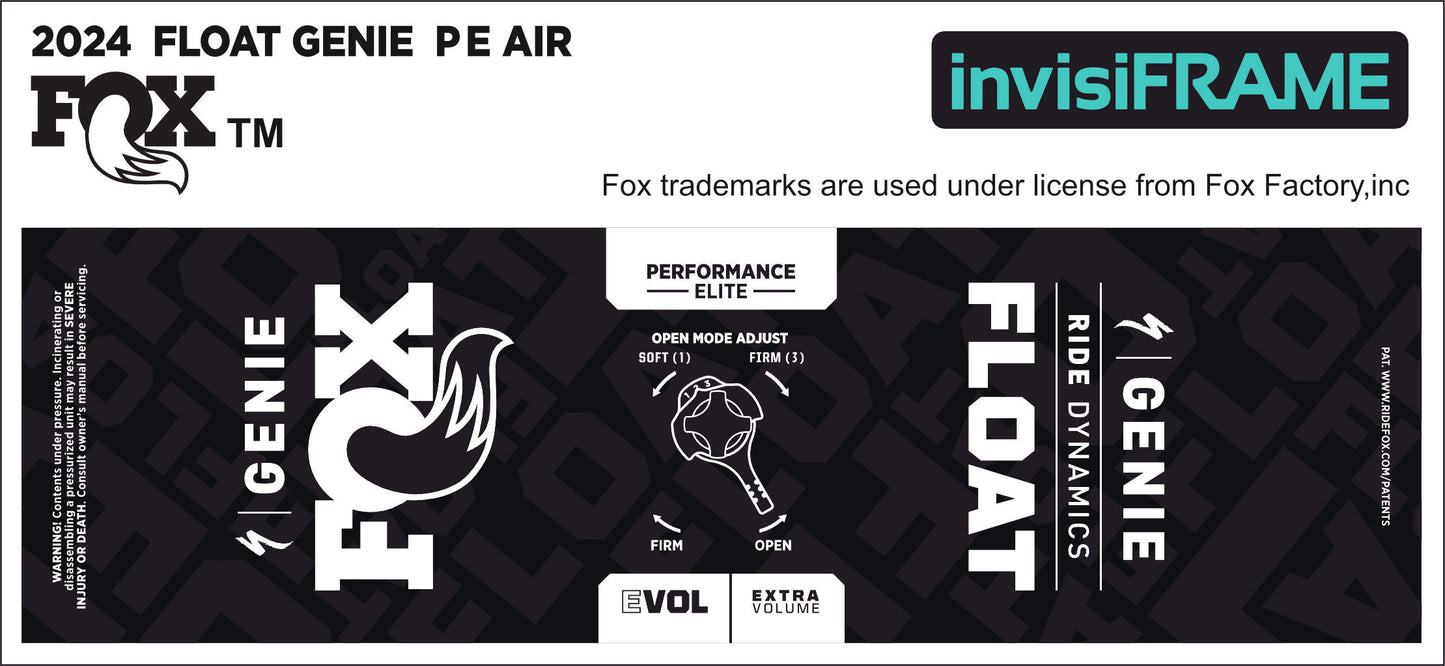Fox Float Genie Performance Elite 2024 Decals