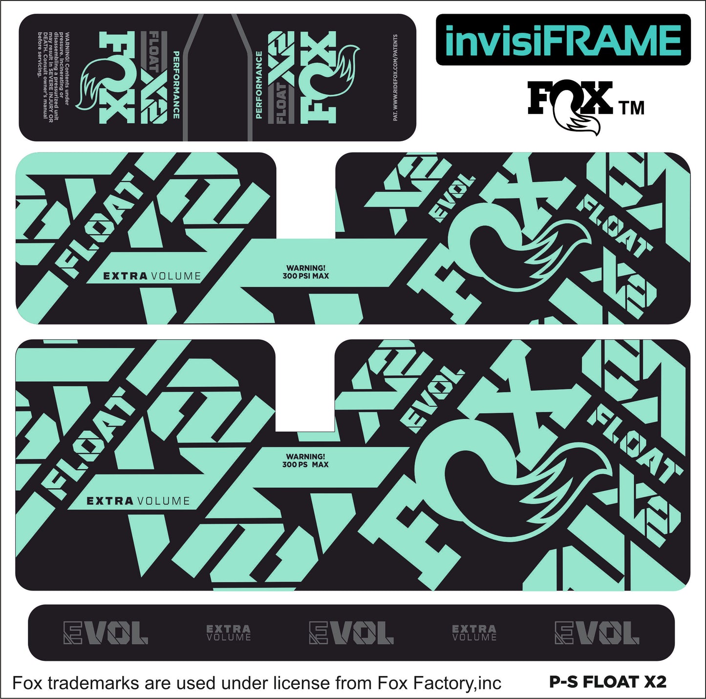 Fox Float X2 Performance 2022 Decals