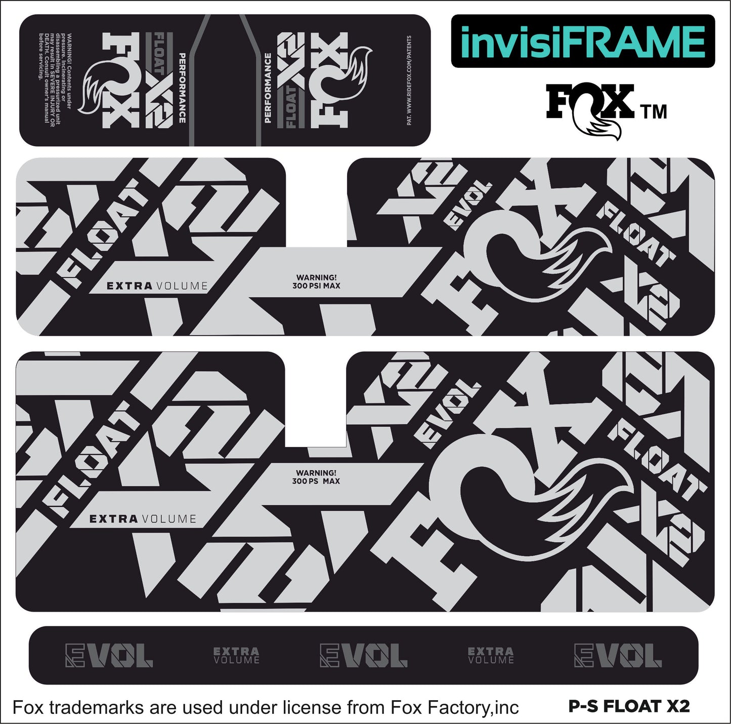 Fox Float X2 Performance 2022 Decals