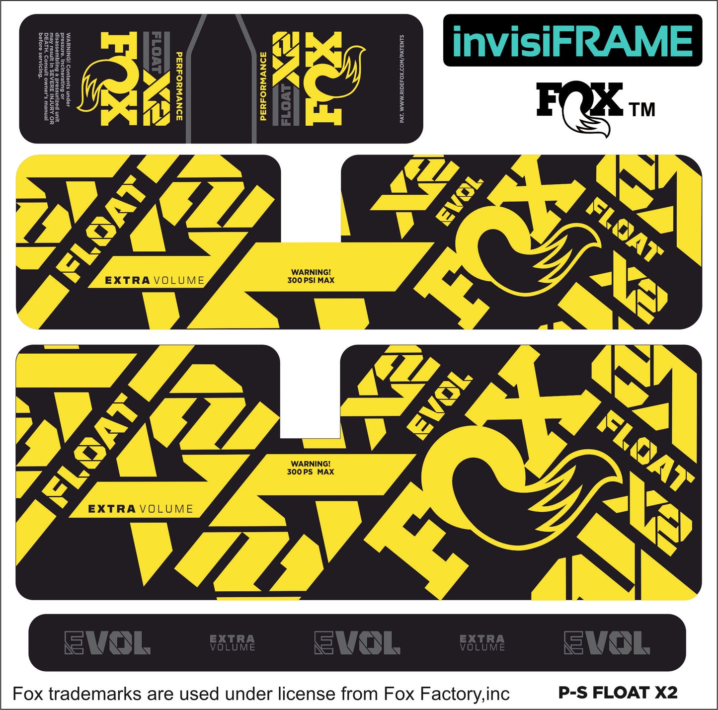 Fox Float X2 Performance 2022 Decals
