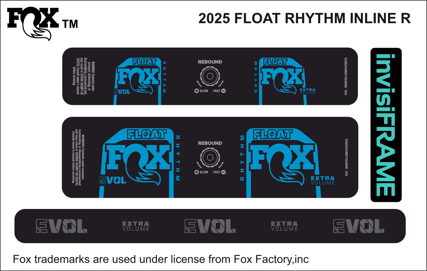 Fox Float Rhythm inline R 2025 decal
