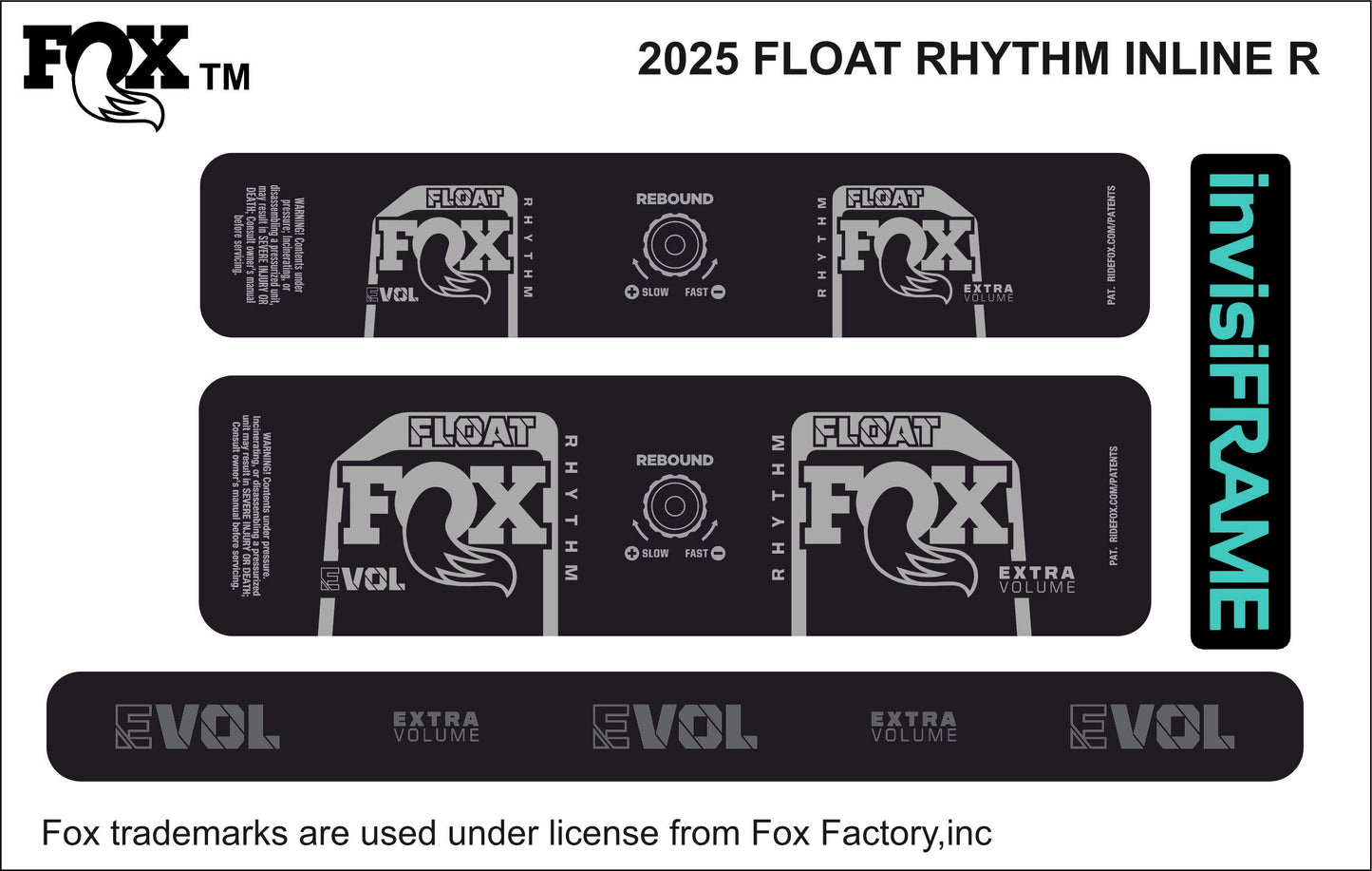 Fox Float Rhythm inline R 2025 decal
