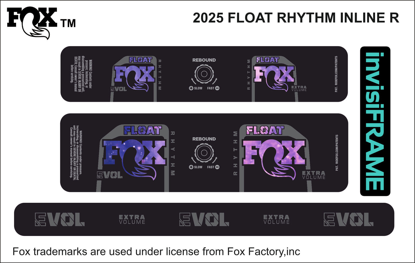 Fox Float Rhythm inline R 2025 decal