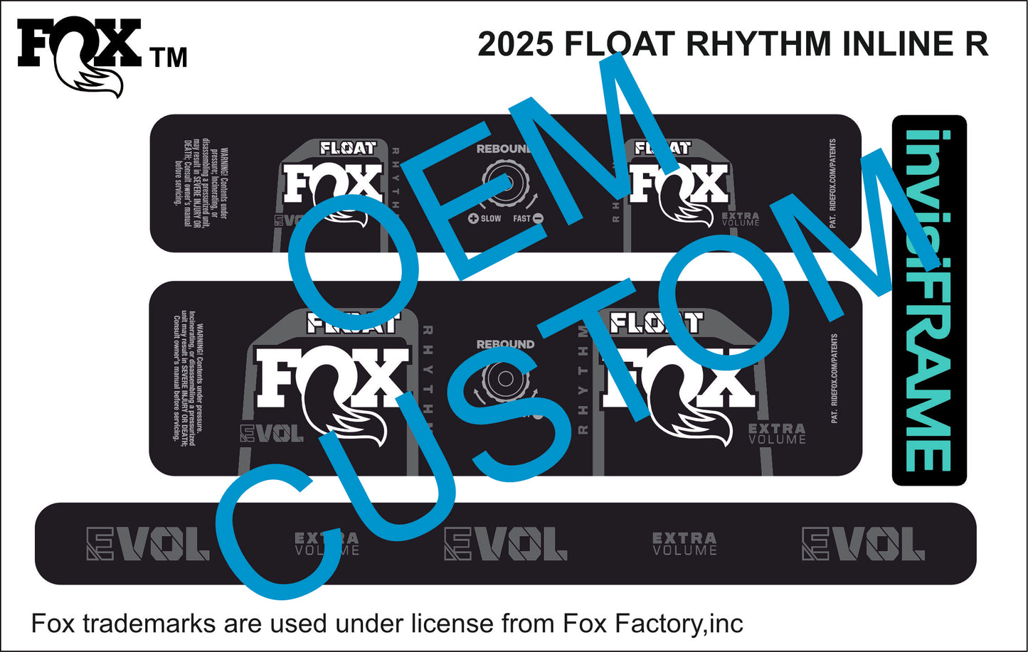 Fox Float Rhythm inline R 2025 decal
