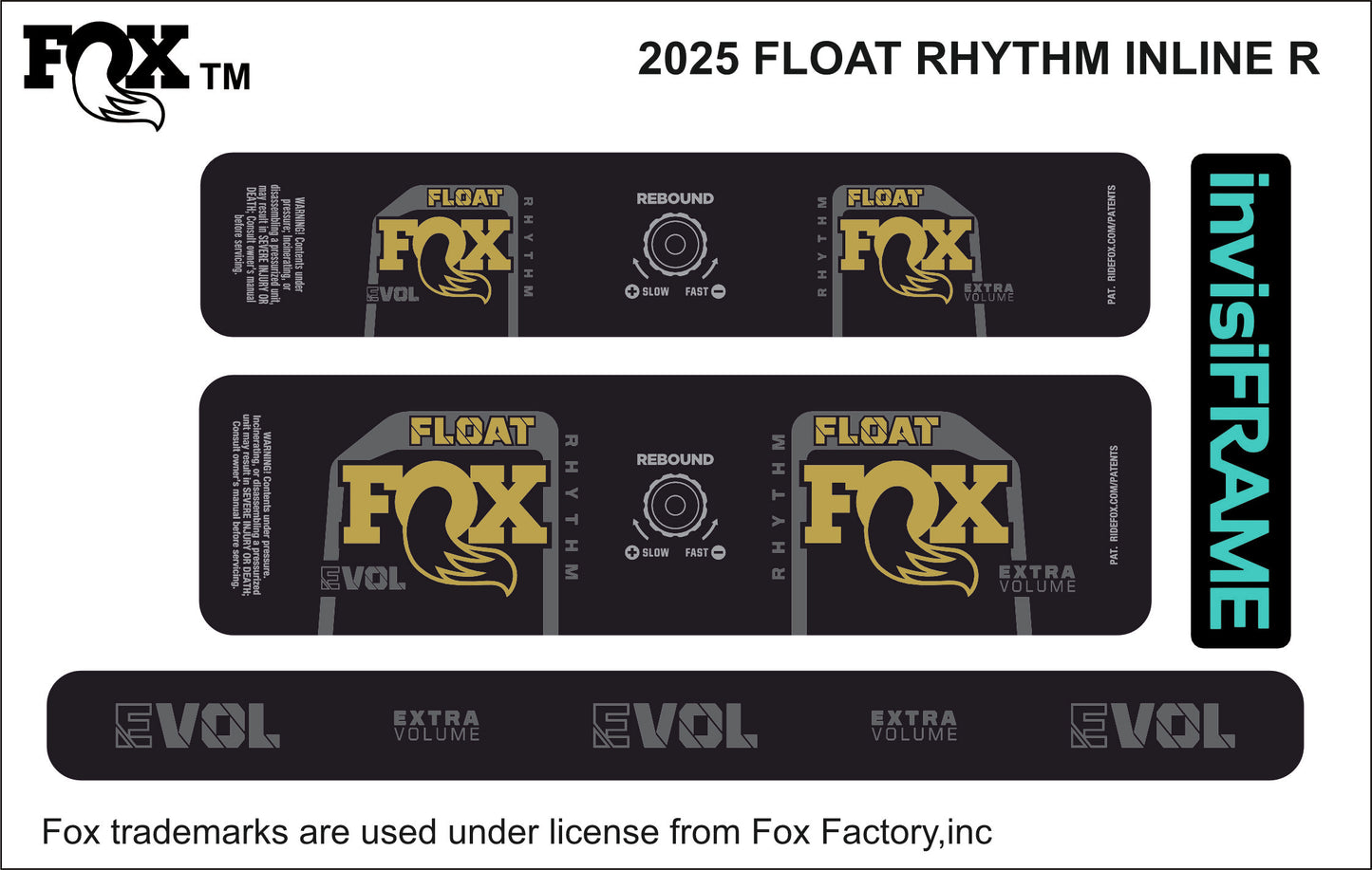 Fox Float Rhythm inline R 2025 decal