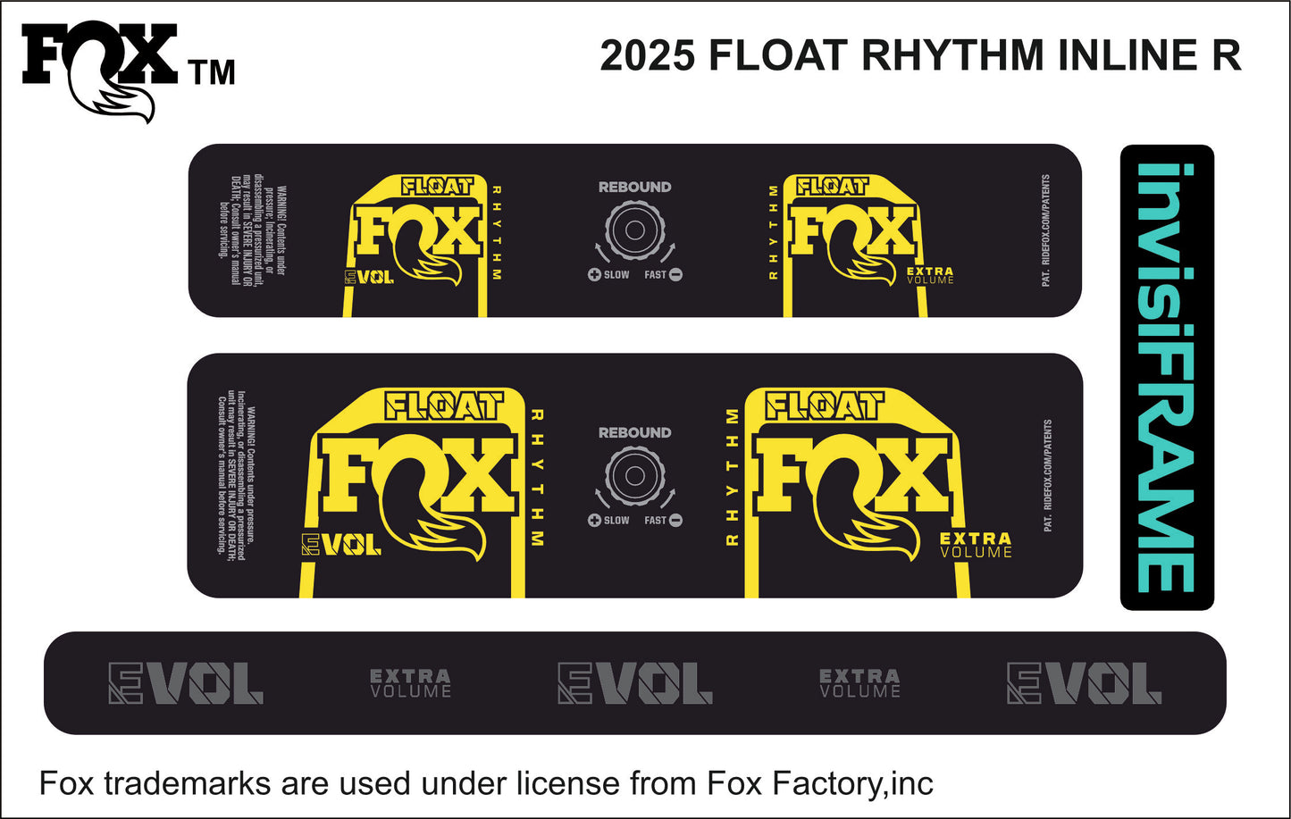 Fox Float Rhythm inline R 2025 decal