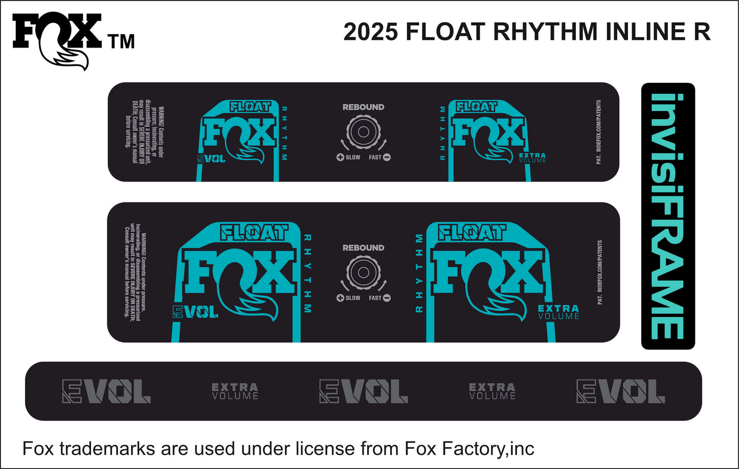 Fox Float Rhythm inline R 2025 decal