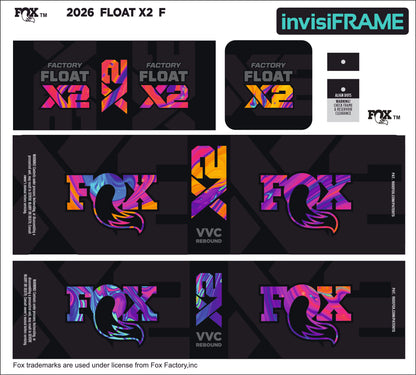 Fox Float X2 Factory 2026 Decals