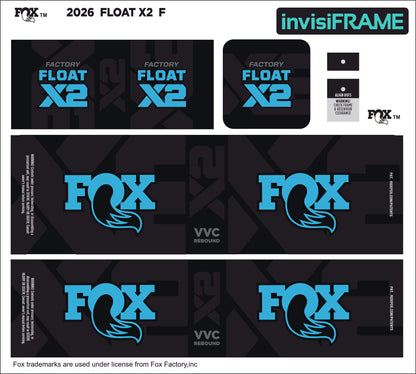Fox Float X2 Factory 2026 Decals