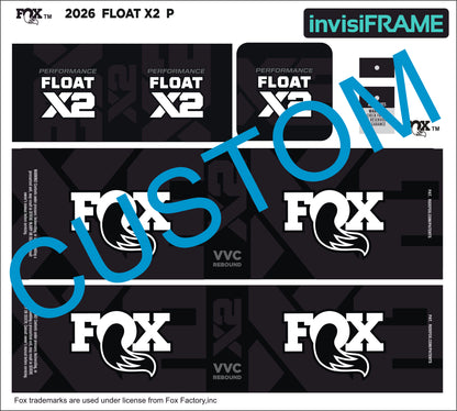 Fox Float X2 Performance 2026 Decals