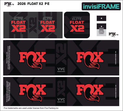 Fox Float X2 Performance Elite 2026 Decals