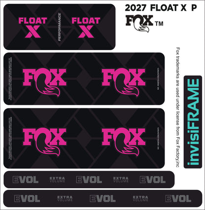 Fox Float X Performance 2027 Decals