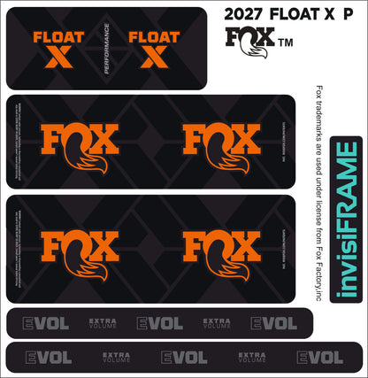Fox Float X Performance 2027 Decals