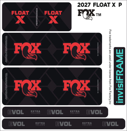 Fox Float X Performance 2027 Decals