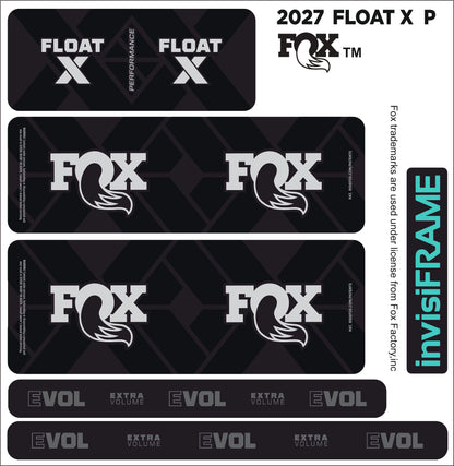 Fox Float X Performance 2027 Decals