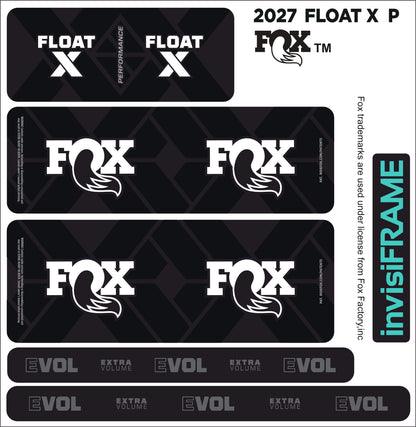 Fox Float X Performance 2027 Decals