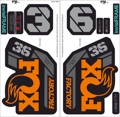Fox 36 Factory 2021 decals