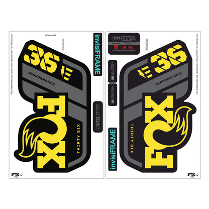 Fox 36 performance 2021 E Bike Decals