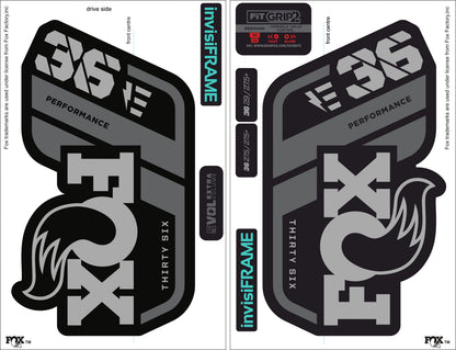 Fox 36 performance 2021 E Bike Decals