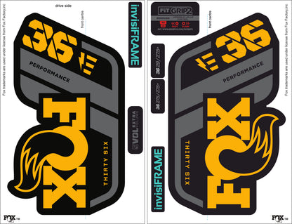 Fox 36 performance 2021 E Bike Decals