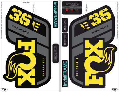Fox 36 performance 2021 E Bike Decals