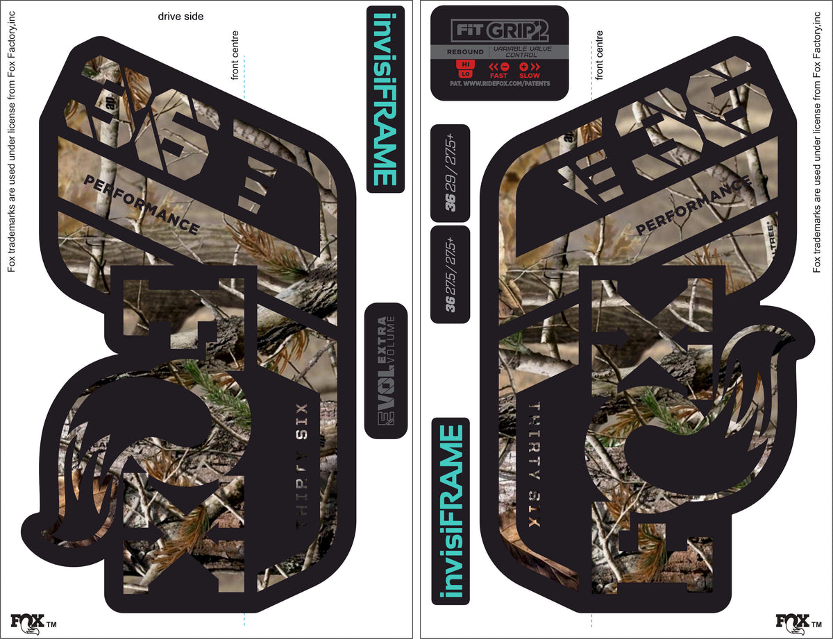 Fox 36 performance 2021 E Bike Decals