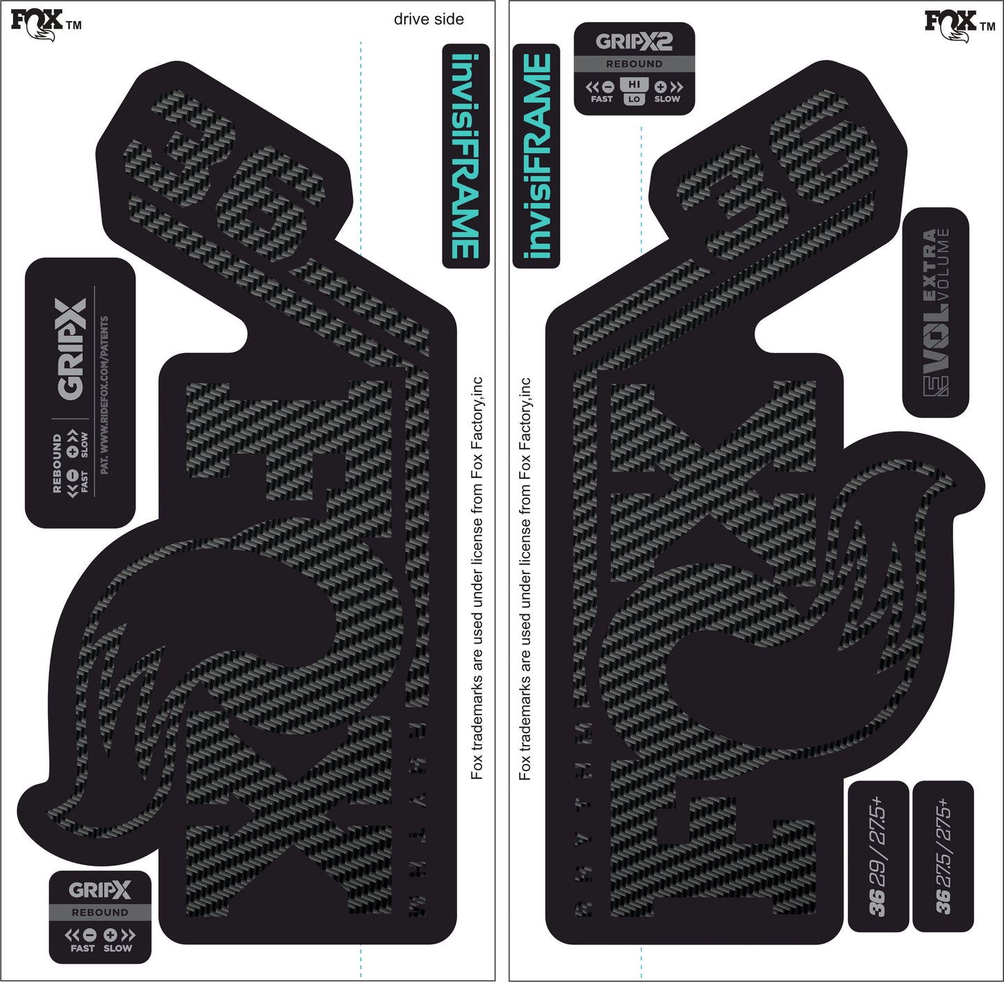 Fox 36 Rhythm 2027 Decals
