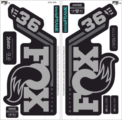 Fox 36 Rhythm E BIKE 2027 Decals