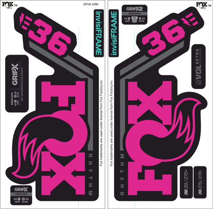Fox 36 Rhythm E BIKE 2027 Decals
