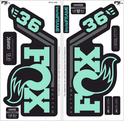 Fox 36 Rhythm E BIKE 2027 Decals