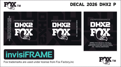 Fox DHX2 Performance 2026 Decals