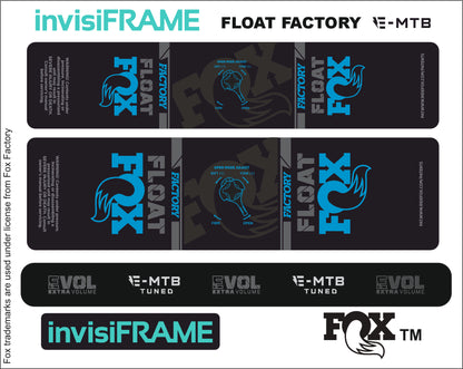 Fox Float Factory E MTB TUNED 2024 Decals