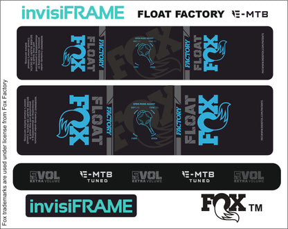 Fox Float Factory E MTB TUNED 2024 Decals