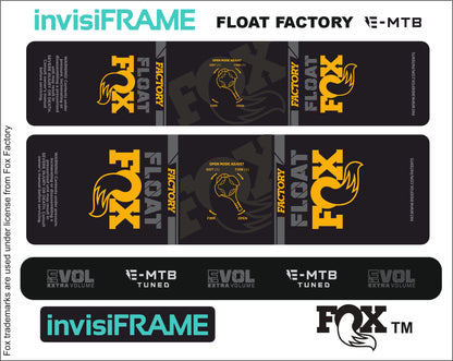Fox Float Factory E MTB TUNED 2024 Decals