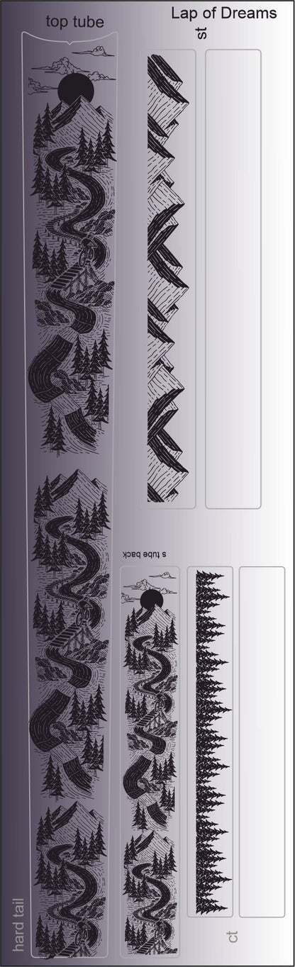 FRAME ART - Lap of Dreams By Ollie Smither