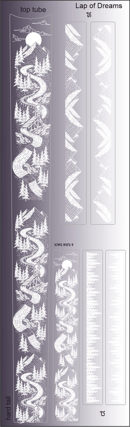 FRAME ART - Lap of Dreams By Ollie Smither