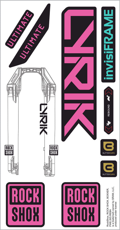 Rock Shox Lyrik Ultimate 2027 Decals