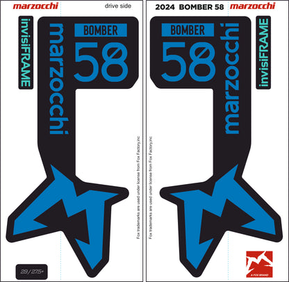 Marzocchi Bomber 58 2024 Decals