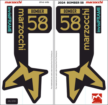 Marzocchi Bomber 58 2024 Decals