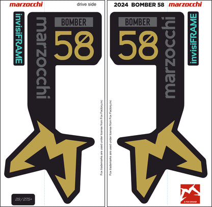 Marzocchi Bomber 58 2024 Decals