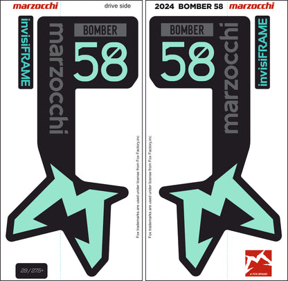 Marzocchi Bomber 58 2024 Decals